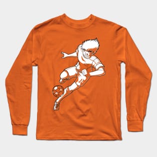 Captain Tsubasa Tsubasa Ozora Drive Shoot Custom Color Long Sleeve T-Shirt